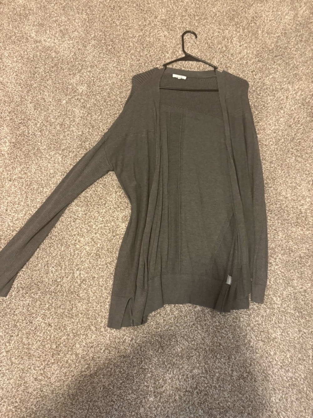 Maurices gray Open-Front Cardigan Sweater